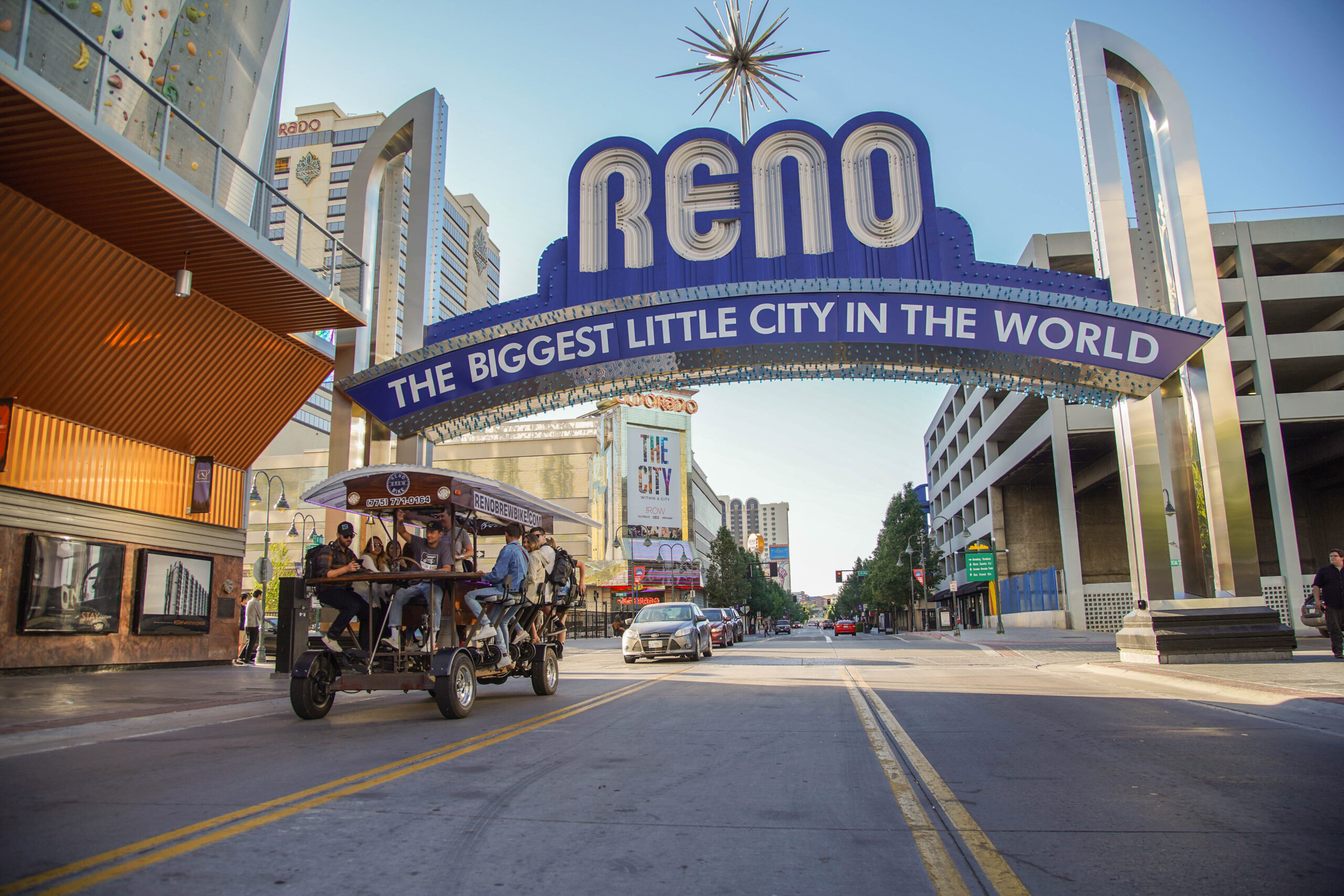 The Reno Arch downtown
